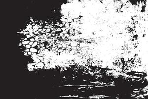 Black Grunge Overlay with Distressed Texture on White High Resolution UHD Design vector