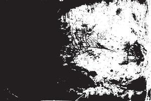 High Resolution Black Grunge Texture Overlay on White Ultra HD Design vector