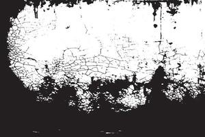 Rough Black and White Monochrome Grunge Texture for High Resolution Overlay UHD vector