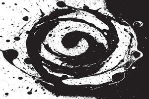 Black and White Monochrome Grunge Texture for High Resolution Overlay Ultra HD Black Grunge Texture Overlay on White High Resolution Design vector