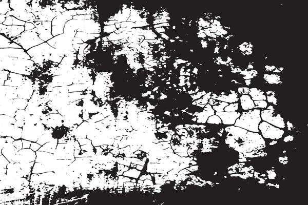 Ultra HD Rough Black Grunge Texture on White Background High Resolution Texture
