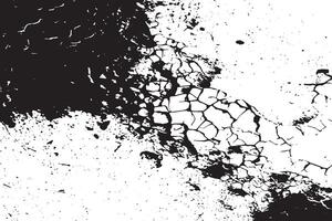 Monochrome Black Grunge Texture on White for High Resolution Overlay UHD vector