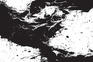 Black and White Monochrome Grunge Texture for High Resolution Overlay vector