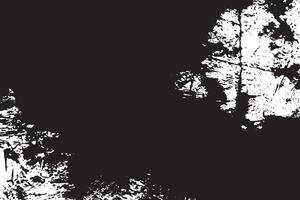 Black Distressed Texture Overlay on Monochrome White for UHD Background vector