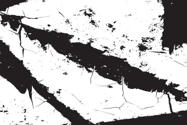 Black Rough Grunge Overlay on White Background Ultra HD Texture Design