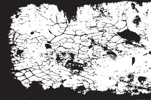 Black Grunge Texture Overlay in Monochrome on White Ultra HD High Resolution Dirty Black Grunge Texture on White for Ultra HD Overlay High Resolution