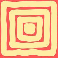 Attractive geometric pattern in bright colors vector