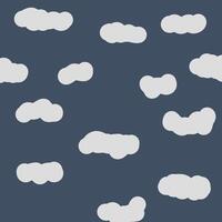 Cloudy Sky Background Pattern for projects vector