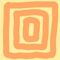 Abstract background with orange geometry vector