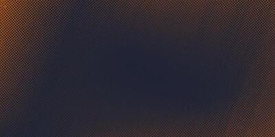Grunge halftone texture background. Dark abstract backdrop in pop art style, blue and orange vector