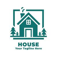 Logo House Simple Illustration Design vector
