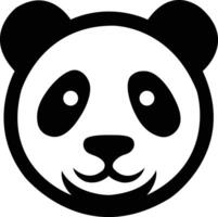 Panda Face Icon vector