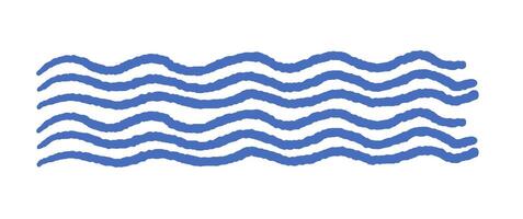 Wavy Lines Seamless Pattern vector
