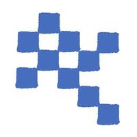 Abstract Geometric Checkerboard Pattern vector