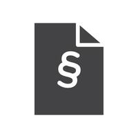 Paragraph icon Symbol mark in filled style vector