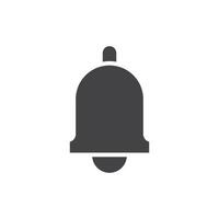 Notification icon Symbol mark in filled style vector