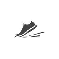 Shoes Icon Symbol mark in filled style vector