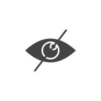 Sensitive content icon Symbol mark in filled style vector