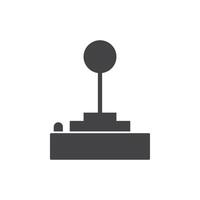 Joystick Icon Symbol mark in filled style vector