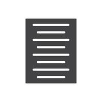 Align center icon Symbol mark in filled style vector