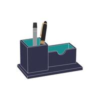 multi-purpose tool holder in the office vector