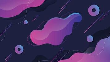 Abstract background with purple and blue liquid vector