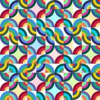 seamless abstract pattern background with colourful circles vector