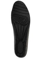 Close up of the inner surface of a shoe insole photo