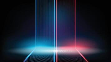 Black abstract red blue technology speed racing geometric background vector