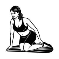 physical exercise positon vector