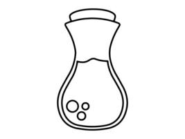 Hand Drawn Potion Bottle Background vector