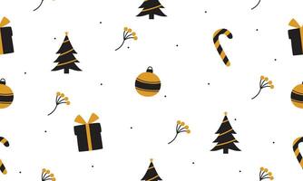 Christmas seamless pattern perfect for wrapping paper vector