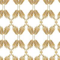 Vintage golden seamless geometry pattern for textile,fabric or wallpaper. background for surface design. vector