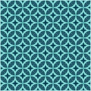 basic shape of batik pattern with multiple dots as ornaments vector
