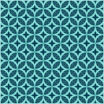 basic shape of batik pattern with multiple dots as ornaments