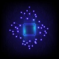 Artificial intelligence digital technology background. AI circuit board system and chip concept. Design for chip set, technology, AI, motherboard,computer, engineering,network. vector