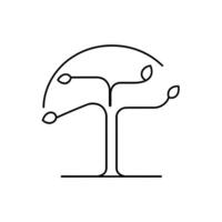Tree icon illustration vector