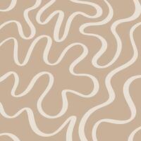 Pastel coloured hand drawn swirl pattern design vector