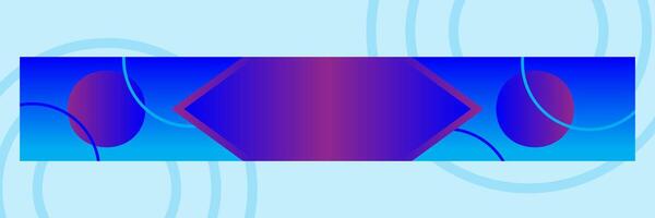 Modern abstract technology banner template vector