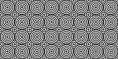 A black and white background with a large number of circles vector