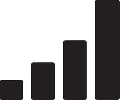 Growing graph icon graph sign. Chart increase profit vector