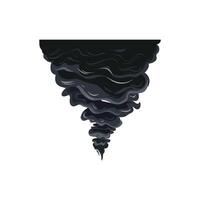 Tornado illustration isolated on white background vector