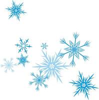 Snowflake Corner illustration icon. Perfect for element of christmast gift card vector