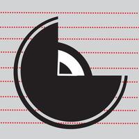 flat style icon planet isolated, simple planet isolated vector