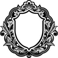 Vintage shield , vector