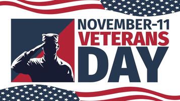 Veterans Day. honor heroes, Holiday concept. Template for background, banner, card, poster with vector