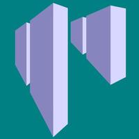 illustration of 3D elements vector