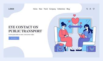 Fostering Eye Contact on Public Transport Exploring Connection While in Transit Together vector