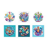 Creative and Line Art Design for Graphic Projects vector
