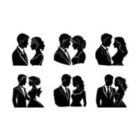 Couple and Line Art Design for Creative Projects vector
